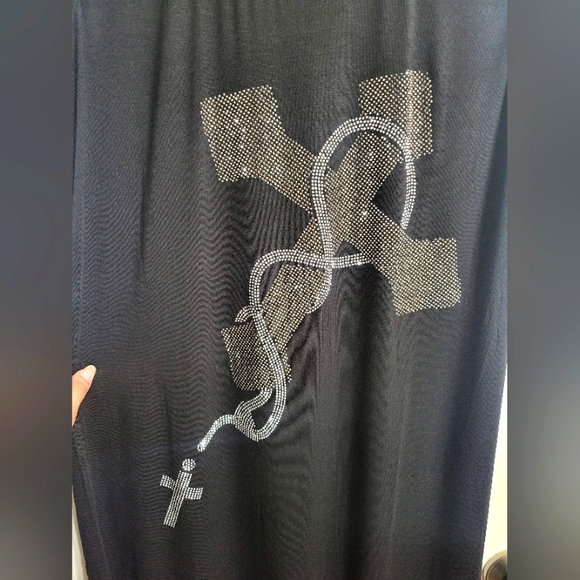 Rhinestone Dress With Cross-One size fits most NWT - Picture 2 of 3